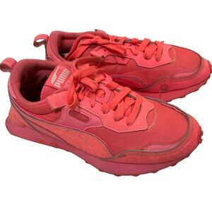 Puma Rider FV Summer Squeeze Sunset Glow Hot Pink Shoes Women's size 9